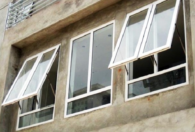 Mẫu cửa sổ mở hất nhôm Xingfa cao cấp 
